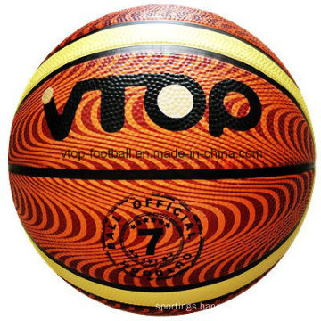 Inflatable Sporting Goods Rubber Basketball